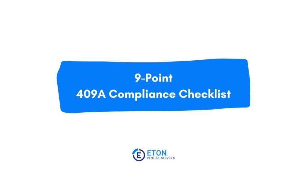 409A Compliance checklist