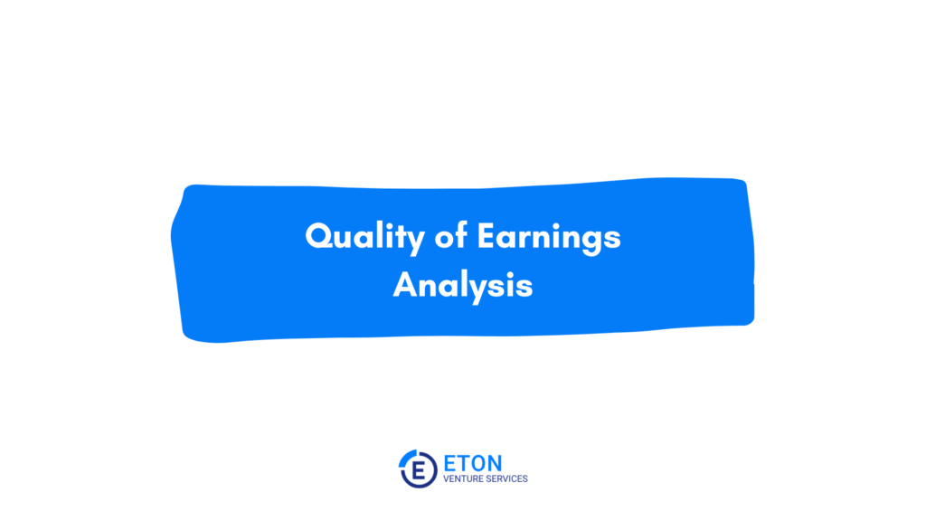 quality of earnings analysis