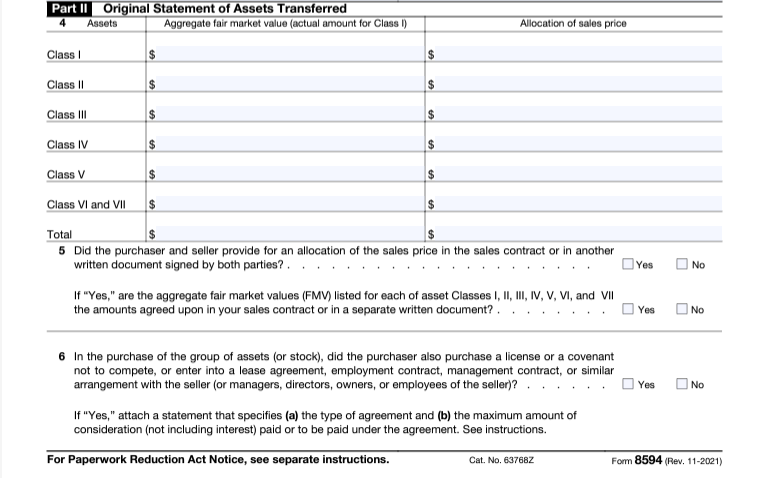 Form 8594 Explained: The Purchase Price Allocation Form