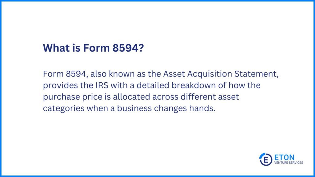 What is Form 8594?