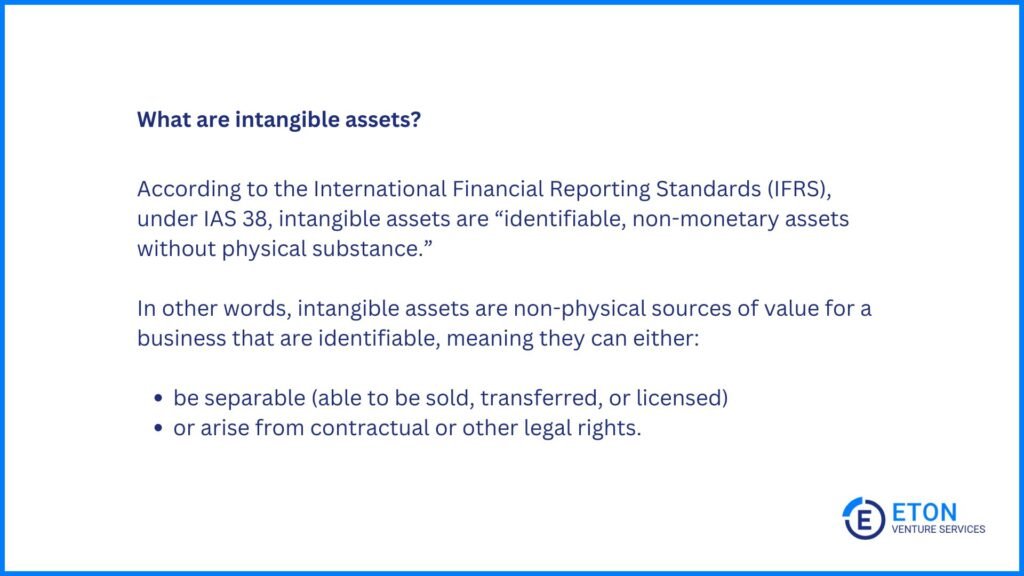 What are intangible assets?