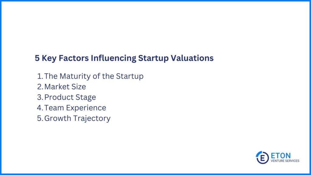 5 Key Factors Influencing Startup Valuations