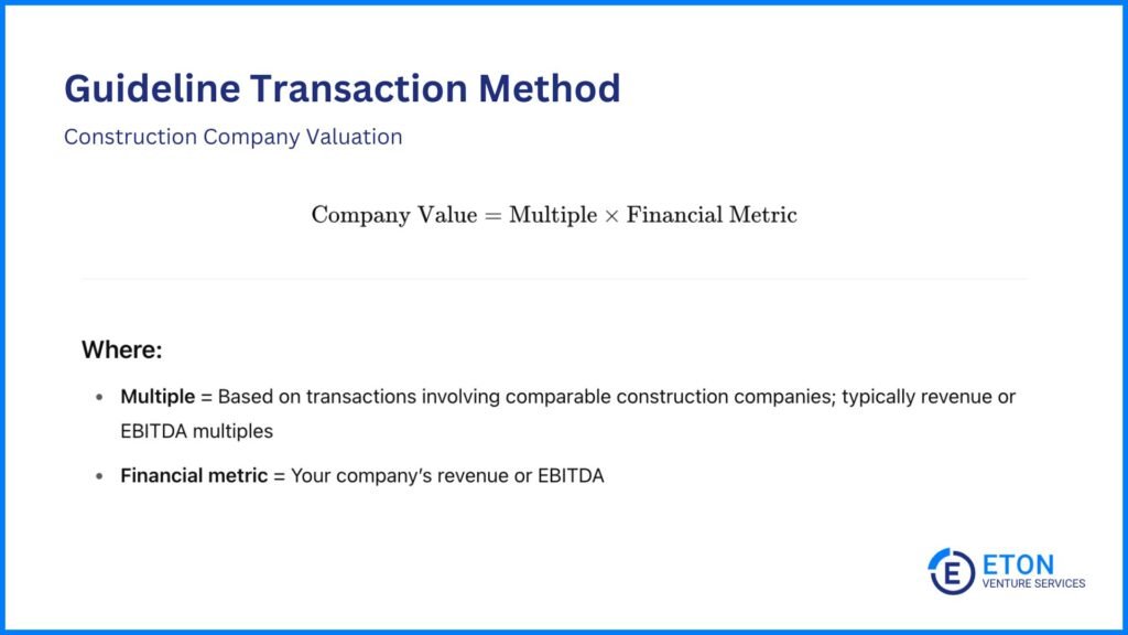 How to Value a Construction Company