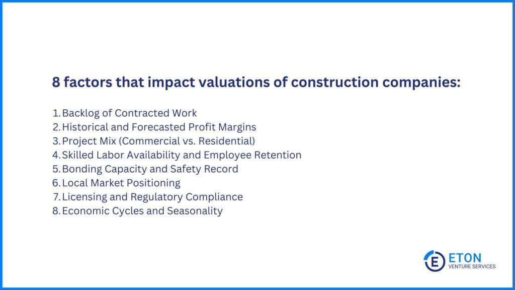 How to Value a Construction Company
