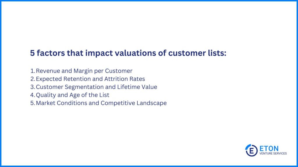 How to Value a Customer List