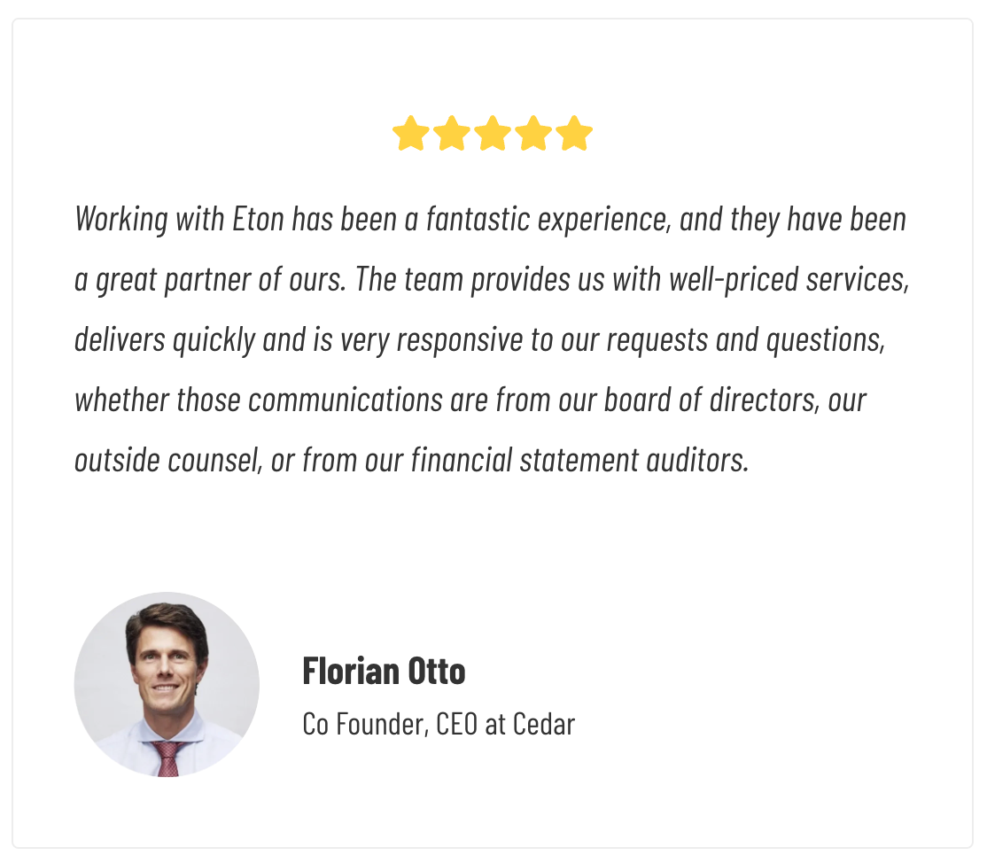 Top Quality of Earnings Analysis Providers - Eton Venture Services