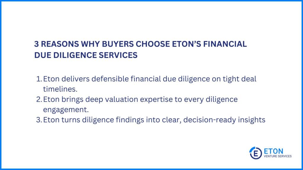 Top Due Diligence Service Providers - Eton Venture Services