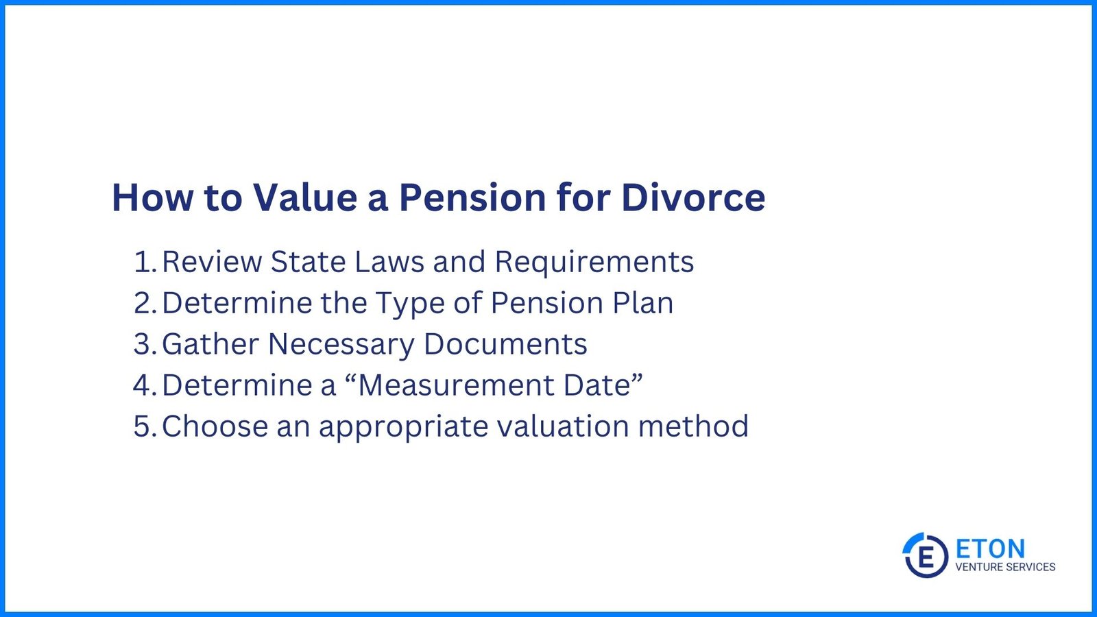 How to Value a Pension for Divorce