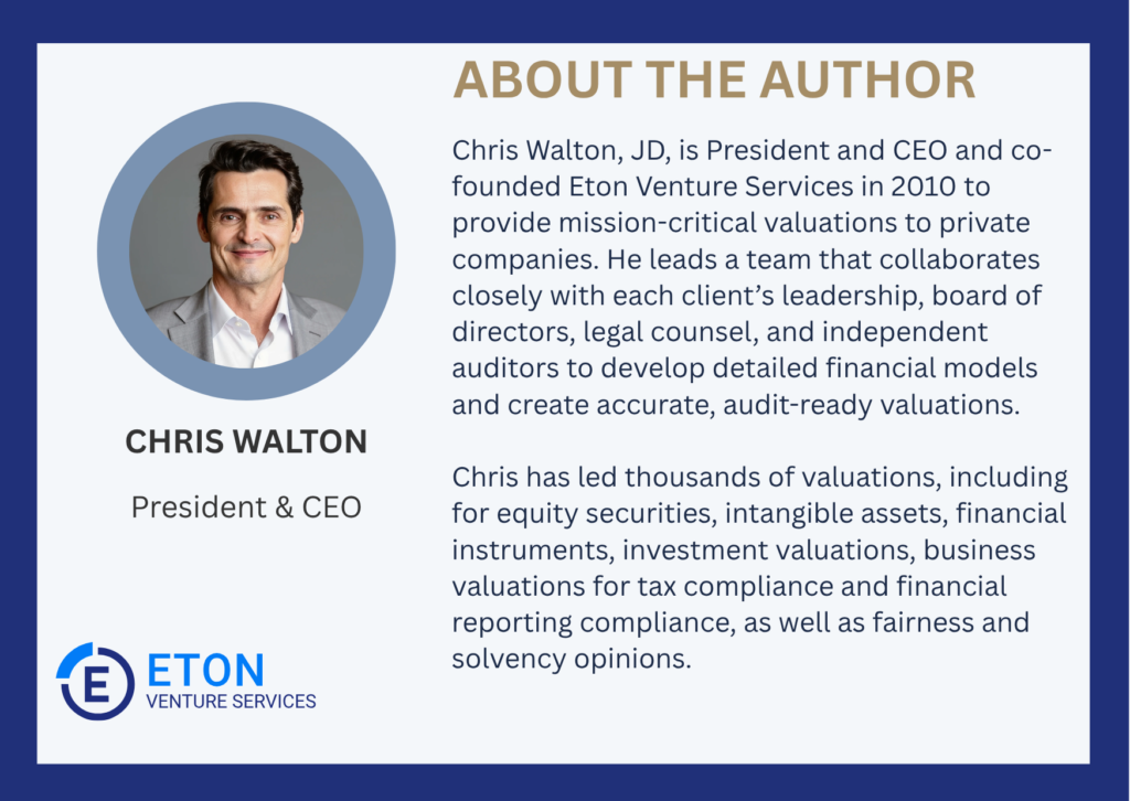 A short bio of Chris Walton, CEO of Eton 