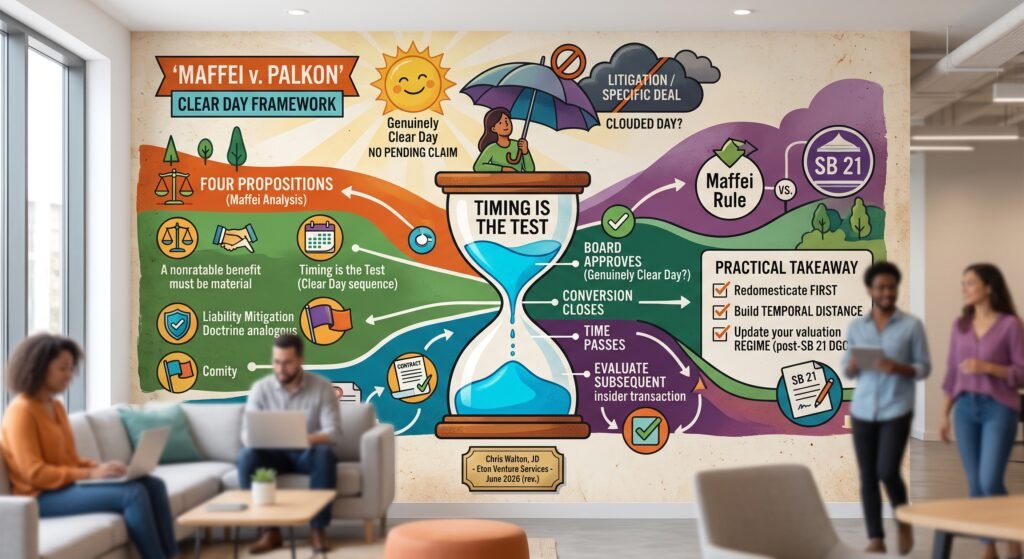 Redomesticate on a Clear Day Maffei v. Palkon and the Standard of Review for Leaving Delaware